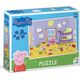 Dodo PUZZLE "ŚWINKA PEPPA" ZABAWA 60 ELEMENTÓW KOLOROWA UKŁADANKA DLA DZIECI