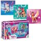 Dodo PUZZLE 3w1 "MY LITTLE PONY" 3 UKŁADANKI W JEDNYM KOLOROWE UKŁADANKI