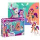 Dodo PUZZLE MY LITTLE PONY Z FIGURKĄ KUCYKA UKŁADANKA 60 ELEMENTÓW DLA DZIECI