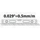Bahco Poziomica 600 mm precyzja 0.5 mm/m BAHCO