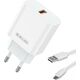 Ładowarka Jellico Ładowarka Sieciowa 22,5W QC3.0 USB + Kabel USB - micro USB Jellico AK165 białe