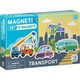 Dodo ZESTAW MAGNESÓW "TRANSPORT" 15 ELEMENTÓW KOLOROWYCH MAGNESÓW ZESTAW POJAZDY