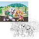 Dodo PUZZLE 2w1 PSI PATROL 60 ELEMENTÓW KOLOROWANKA I UKŁADANKA W JEDNYM