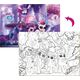 Dodo PUZZLE 2w1 "MY LITTLE PONY" 60 ELEMENTÓW KOLOROWANKA I UKŁADANKA W JEDNYM