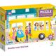 Dodo PUZZLE "GWAR OBOK AUTOBUSU" KOLOROWA I UROCZA UKŁADANKA 60 ELEMENTÓW