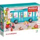 Dodo PUZZLE TRANSPORT "TROLEJBUS" UKŁADANKA 60 ELEMENTÓW DLA NAJMŁODSZYCH