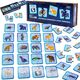 PuzzleOK Drewniana Łamigłówka Dzikie Zwierzęta Łączenie Połówek Zestaw Puzzle