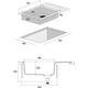 Zlewozmywak Concept Zlewozmywak kuchenny granitowy z ociekaczem CZARNY DG05L60bc