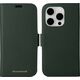 dbramante New York - 2-in-1 Leather Wallet for iPhone 15 Pro - Evergreen