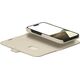 dbramante New York - 2-in-1 Leather Wallet for iPhone 15 - Sand Dune