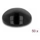Delock Rubber feet round self-adhesive 10 x 3 mm 50 pieces black