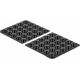 Delock Rubber feet round self-adhesive 10 x 3 mm 50 pieces black