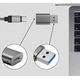 Adapter USB Swissten Adapter USB-A(M)/USB-C(F)