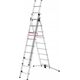 Hailo HAILO S100 Hailo ProfiLOT ladder combinable aluminum / 2x9+1x8 steps 039309507