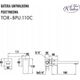Bateria umywalkowa Blue Water Concealed washbasin faucet Blue Water Toronto TOR-BPU.110