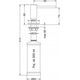 Blue Water Dispenser for washing machine Blue water Alfa, chrome