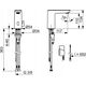 Bateria umywalkowa Oras Contactless washbasin mixer Oras Electra 9200FZ (with Bluetooth)