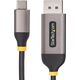 Adapter AV StarTech StarTech 142-USBC-DP-8K-10F adapter kablowy 3 m USB Type-C DisplayPort Czarny, Szary