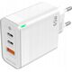 Ładowarka Jellico Ładowarka Szybka Quick 65W 2 x USB-C  USB3.0   kabel do iphone lightning