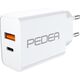 Ładowarka Pedea PEDEA Schnellladegerät Dual PD 20 Watt USB Typ A/C, weiß