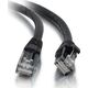 C2G Kabel / 1 m Mlded/Btd Black CAT5E PVC UTP PA