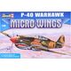 Jokomisiada Revell Micro Wings Model P-40 Warhawk 1:144 RV0019