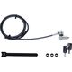 StarTech StarTech UNIVK-LAPTOP-LOCK zapięcie do kabli Czarny, Srebrny 2 m