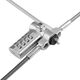 StarTech StarTech UNIVC4D-LAPTOP-LOCK zapięcie do kabli Czarny, Srebrny 2 m