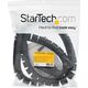 Organizer StarTech StarTech CMSCOILED3 organizator na kable Tuleja kablowa Czarny 1 szt.