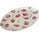 Boltze Półmisek ceramiczny STRAWBERRY, wzór w truskawki, 39 x 31 cm