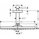 Deszczownica Hansgrohe HG Raindance E 300 HB t/loft - 1jet, Mat sort