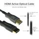 Kabel Act ACT 15 meter HDMI Premium 4K Hybrid  cable HDMI-A male - HDMI-A male.