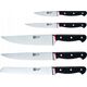 Richardson Sheffield VELOCITY - 5 pc knife block with sharpener - black