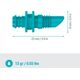 Gardena Gardena Endline Drip Head, End-line mounting, 2 l/h, Plastic, 1 pc(s)