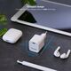 Ładowarka TooQ TooQ GAN USB-C/PD Wall Charger 30W, White, Indoor, AC, White