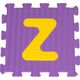 Ramiz Mata Sensoryczna z 26 Puzzli Alfabet dla dzieci 10m+ Wyjmowane litery + Pianka EVA + Różne faktury