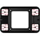Compulocks Compulocks Universal Invisible Mount Plate - Montagekomponente (Universalmontageplatte) - fur Notebook / Tablet - Schwarz - Standfussmontage