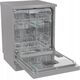 Zmywarka Gorenje Gorenje | Dishwasher | GS643E90X | Free standing | Width 59.9 cm | Number of place settings 16 | Number of programs 6 | Energy efficiency class E | Display | AquaStop function | Silver