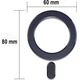 4kom.pl Blaszka magnetyczna Pierścień Uchwyt Magmat MagSafe Univerall Magnetic Ring Black