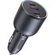 Ładowarka Ugreen Ładowarka samochodowa Ugreen EC705 2x USB-C + USB, 130W (czarna)