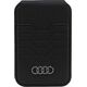 Audi Audi Leather Wallet Card Slot Stand czarny/black MagSafe AU-MSCH-GT/D3-BK