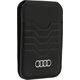Audi Audi Leather Wallet Card Slot Stand czarny/black MagSafe AU-MSCH-GT/D3-BK