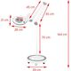 Activeshop Lampa lupa Elegante 6014 60 led smd 5d ze statywem