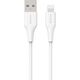 Kabel USB eStuff Lightning - USB-A 1 m Biały (ES601170-BULK)