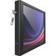 Stojak Compulocks Compulocks Galaxy Tab S9 Ultra 14.6" Apex Enclosure Wall Mount - Gehause - tragbare, freiliegende Front-/Ruckkamera und Sensoren - fur Tablett - verriegelbar - Metallrahmen - Schwarz - auf Bodenstativ montierbar - fur Samsung Galaxy Tab