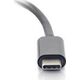 Adapter USB C2G C2G USB-C to Ethernet Network Adapter - Netzwerkadapter - USB-C - Gigabit Ethernet x 1 - Schwarz