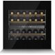 Chłodziarka do wina Caso Caso | Wine Cooler | WineDeluxe WD 24 | Energy efficiency class F | Built-in | Bottles capacity 24 | Juodas