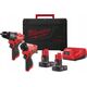 Zestaw elektronarzędzi Milwaukee Akumuliatorinių įrankių rinkinys MILWAUKEE M12 FPP2A2-602X