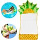 Jokomisiada Dmuchany materac Hamak wodny siatka, model ananas na basen i plażę SP0760