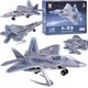 Jokomisiada Zestaw klocków samolot odrzutowiec model F-22 1:100 ZA5027